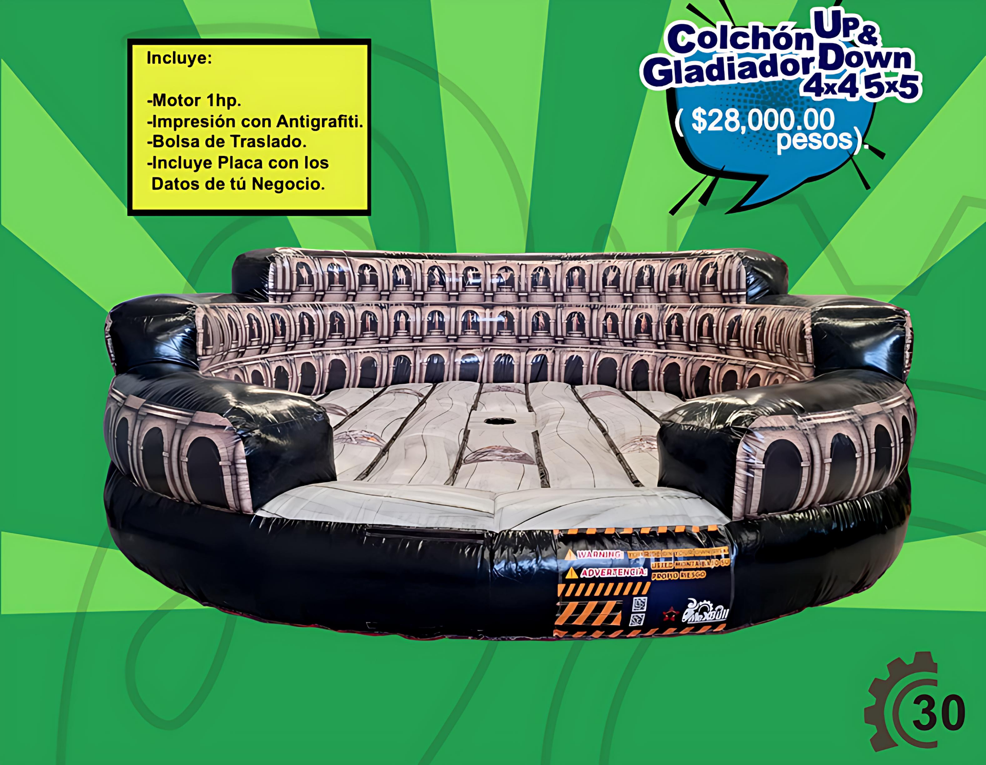 Colchón Para Toro Gladiador - Colchones P/Toro MexBull