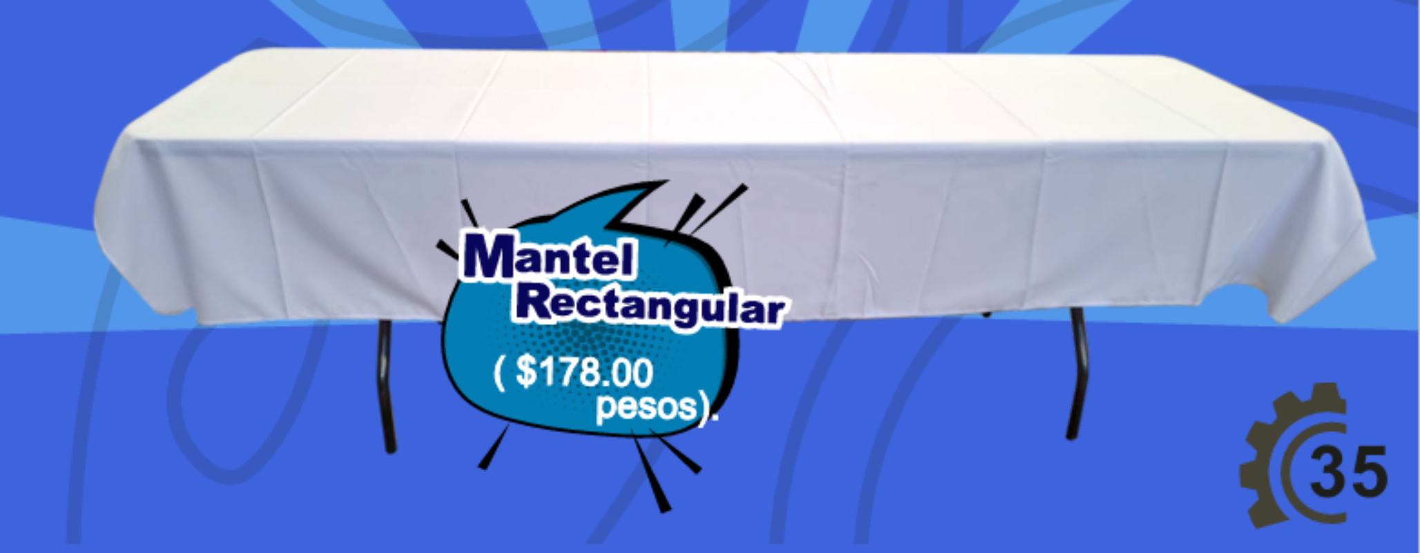 Mantel Rectangular - Mobiliario MexBull