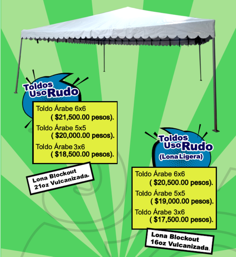 Toldos Uso Rudo
