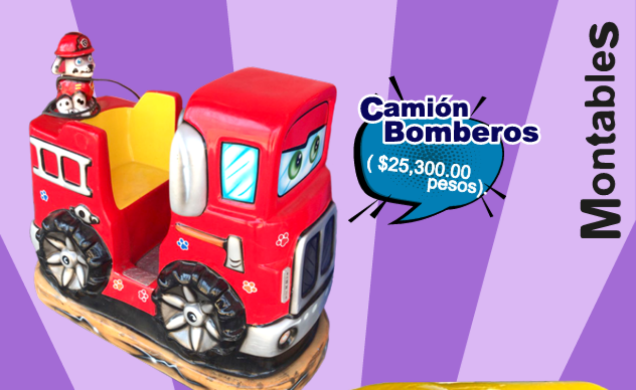 Camión de Bomberos Montable - Montables MexBull