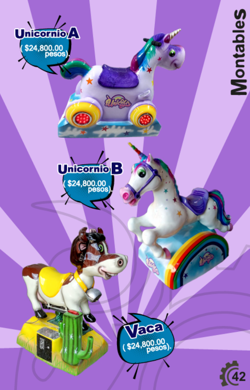 Montable Unicornio A / Unicornio B - Montables MexBull